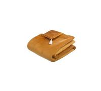 Edrelon coloris Ocre en polyester - L. 80 x l. 180 cm --