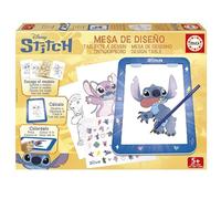 Educa Table Design Stitch | Dessins Disney pour Enfants | Dessinez et décorez avec Lilo et Stitch | Table créative Lumineuse Disney | Jeu éducatif pour Enfants à partir de 5 Ans (20684)