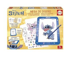 Educa Table Design Stitch | Dessins Disney pour Enfants | Dessinez et décorez avec Lilo et Stitch | Table créative Lumineuse Disney | Jeu éducatif pour Enfants à partir de 5 Ans (20684)