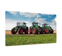 Éducatif Sous-main pour Enfant 40x70cm - Tapis de Bureau Imperméable - Tapis de Protection Antidérapant - Cuir PU Double Face effaçable facile à nettoyer - pour Devoirs, Dessin (Tracteur) (B)