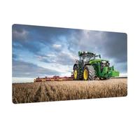 Éducatif Sous-main pour Enfant 40x70cm - Tapis de Bureau Imperméable - Tapis de Protection Antidérapant - Cuir PU Double Face effaçable facile à nettoyer - pour Devoirs, Dessin (Tracteur)