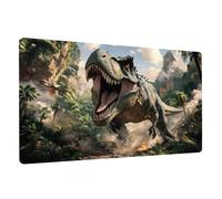 Éducatif Sous-main pour Enfant Cuir PU à Nettoyer Thème Dinosaure 70x40cm