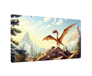 Éducatif Sous-main pour Enfant Cuir PU à Nettoyer Thème Dinosaure 70x40cm