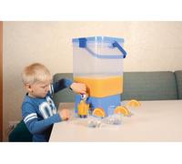 EDUPLAY 110378 Distributeur de boissons 27 litres, 31,5 x 31,5 x 49 cm, bleu/transparent
