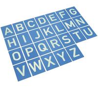 EDUPLAY 120176 Lettres A 11.9 x 15.9 cm Lettres AZ Papier abrasif