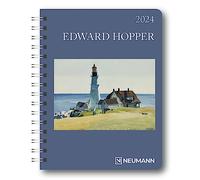 Edward Hopper 2024 - Diary - Agenda de poche - Calendrier artistique - 16,5 x 21,6 : journal