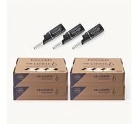 EDZARD 200 bougies chauffe-plat avec 3 briquets (Ø 38 mm), godet acrylique | blanches et sans parfum, veilleuses, pour photophores et lanternes, paraffine, mariage et restaurant, anniversaire et Noël