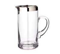 EDZARD Pichet Robert en Verre de Platine, 1 Litre, Hauteur 20 cm