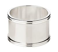Edzard Rond de Serviette Madrid, argenté, résistant à la ternissure, diamètre 4 cm, Ensembles de 6