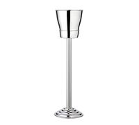 EDZARD Seau à champagne Aspen (H 80 cm, Ø 25 cm), acier inoxydable | Refroidisseur de bouteille de vin avec support, poli miroir, seau à vin, glaçons, accessoires de bar