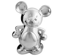 EDZARD Tirelire, tirelireen Forme de Souris rgentée, avec Protection Anti-ternissement, Hauteur 19 cm