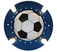 EEC Elobra Plafonnier football 4/20 - Bois ampoules