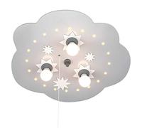 EEC Elobra Plafonnier nuage d'étoiles 3/20 - Bois ampoules