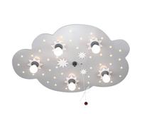 EEC Elobra Plafonnier nuage d'étoiles 5/40 - Bois ampoules