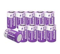 EEEMB Piles CR2 Batterie Lithium 3 V 850mAh CR15H270 Batterie Non-Rechargeable, Lot de 10