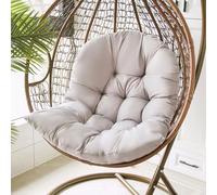 EEfpxwtz Coussin de Chaise en Coton et Polyester PP | Multicolore 120x80cm for balcon de cour de jardin extérieur intérieur(Light Gray)