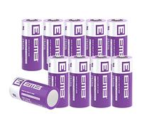 EEMB Pile CR123A Lithium 3V Lot de 10 Piles CR123 / CR123A / CR17345 1700 mAh Haute Performance Batterie avec Protection PTC pour Les Caméras Lampe de Poche Jouet Alarme Capteurs Intelligents etc