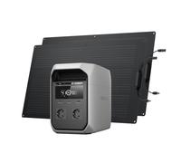 EF ECOFLOW DELTA 3 Classic 1024 Wh et panneau solaire flexible 100 W*2 | Batterie LiFePO4, Sortie CA 1800 W, générateur électrique solaire pour camping, camping-car et alimentation de secours
