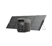 EF EcoFlow Générateur électrique solaire DELTA 3 avec panneau solaire 220W | 500 W d'entrée PV, cellules LiFePO4, 1024 Wh de capacité, station électrique pour domestique, camping et RV
