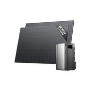EF EcoFlow Kit solaire STREAM Max Batterie de 1,92 kWh avec panneau solaire rigides 400W*2, entrée solaire 1800 W (2 MPPT), ports CA 1200 W, micro-onduleur 800W intégré, contrôle intelligent par IA