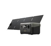 EF EcoFlow Station électrique portable River 2 avec Panneau solaire 60W | Batterie LiFeP04 256 Wh, Batterie nomade sortie 600 W max, générateur électrique solaire pour camping extérieur/RV