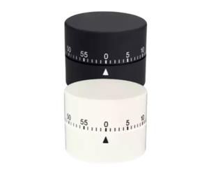 Efalock Round Mechanical Timer Black
