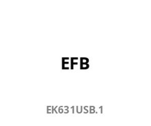 EFB 19" 1HE Steckdosenl. 16x USB A mit Schalter 3m, schwarz