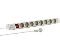 EFB EK631DE.2GR - Bloc multiprise 19", 1 U, 8 prises, gris