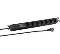EFB EK631DE.3 - Bloc multiprise 7 x CEE 7/3 avec protection contre les surtensio