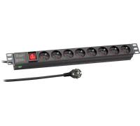 EFB EK631FR.2 - Bloc multiprise 19", 1 U, 8 prises, français