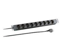 EFB Elektronik EK622DE.1 multiprise 2 m 9 sortie(s) CA Intérieur Noir - Multiprises (2 m, 9 sortie(s) CA, Intérieur, Type F, Type F, IP20)