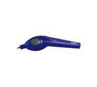 Effaceur électrique - Gomme crayon graphite - Recharges incluses - Piles incluses - Bleu - Ergonomique
