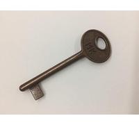 effedielle® Clé Passspartouch pour serrures de marque AGB brevetées d'intérieur, finition bronzée, ouvre toutes les serrures série CENTRO et série brevet ancien type AGB