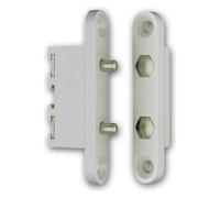 effeff Transmetteur de courant encastré 10305 - 2 plots, broches laiton galvanisé - 1 pièce