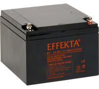 Effekta BT 12-28, batterie plomb-acide AGM 12V 28Ah – batterie VRLA sans entretien