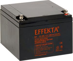 Effekta BT 12-28, batterie plomb-acide AGM 12V 28Ah – batterie VRLA sans entretien