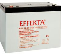 Effekta BTL 12-60 : batterie plomb-acide AGM 12V 60Ah – batterie VRLA sans entretien