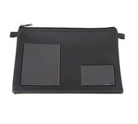 effektivo 11057 Porte-documents en similicuir avec compartiment pour cartes et compartiment pour carte grise Noir 30 x 20 cm