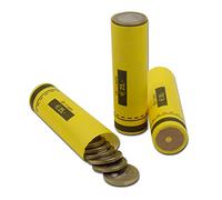 effektivo Lot de 80 tubes à monnaie en papier pour pièces de 1 euro