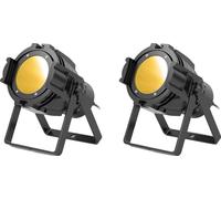 Effet de projecteur de scène, contrôle DMX, design métallique durable, 2pcs, prise EU