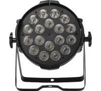 Effet de projecteur de scène, puissance, variateur 0-100%, contrôle DMX multi-canaux, grand aluminium 18x12W, prise EU