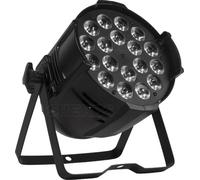 Effet de projecteur de scène, puissance, variateur 0-100%, contrôle DMX multi-canaux, grand aluminium 18x18W, prise EU