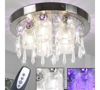 Plafonnier, interrupteur à pas, télécommande, spectre de lampe