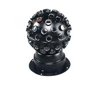 Effet-Machine - KOOL LIGHT - Stered - LED 9W RVB - Boule tournante multi-faisceaux - Multicolore