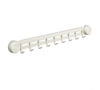 EffiFish Étagère de cuisine robuste 50 cm Finition grise Blanc 50 cm | Cadre en acier au carbone, connecteurs en plastique, résistant à la rouille, pour une construction durable
