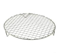 EffiFish Gril Rond En Acier Inoxydable Avec Pieds Pour Friteuse À Air - pour accessoire BBQ Stable 22,5 Cm(22.5cm)
