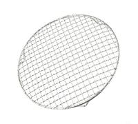 EffiFish Grille De Barbecue Ronde 27Cm En Acier Inoxydable, pour accessoire pour robuste Et Réutilisable Pour Grill À, pour gaz Ou Électrique(D27cm)