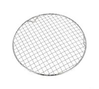 EffiFish Grille De Barbecue Ronde 27Cm En Acier Inoxydable, pour accessoire pour robuste Et Réutilisable Pour Grill À, pour gaz Ou Électrique(D25cm)