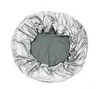 EffiFish Housse ronde imperméable en tissu Oxford pour spa, couverture de protection de piscine anti-UV, résistante aux intempéries, auvent pour baignoire extérieure (190 x 90 cm)