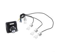 EffiFish Kit d'allumage électronique pour barbecue Weber Genesis 300 - Bouton poussoir générateur d'étincelles avec clips de montage